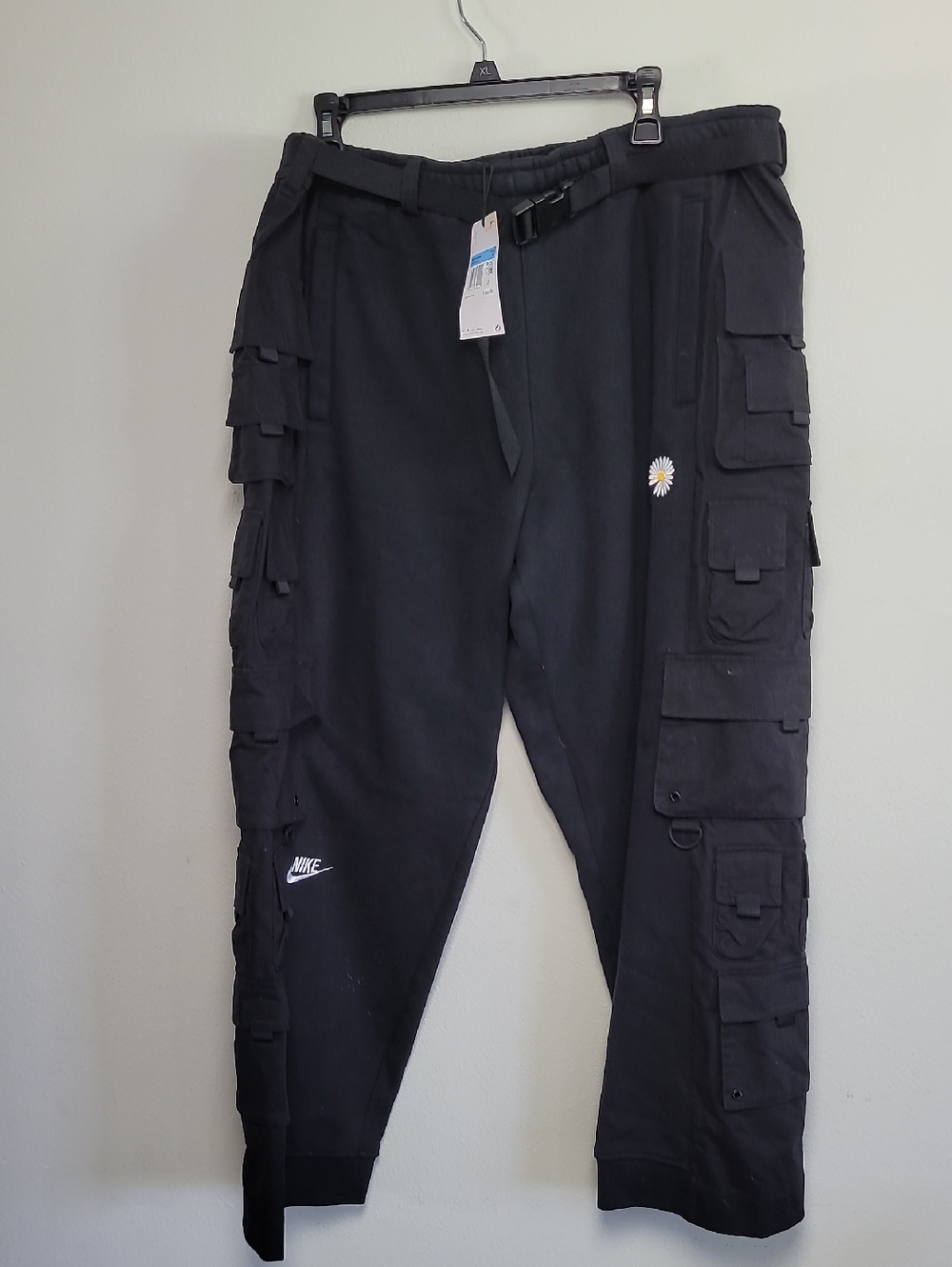 Nike x Peaceminusone G Dragon Wide Black Pants Men's Size Medium - Picture 4 of 10